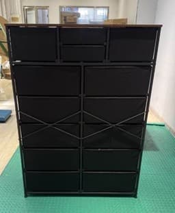 Recalled 17 Stories Furniture 14-Drawer Dresser (back)