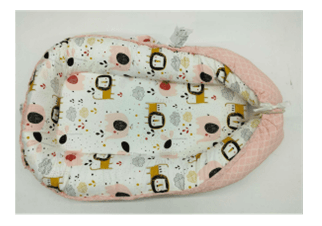 Recalled BBWOO Baby Lounger in Pink Elephant
