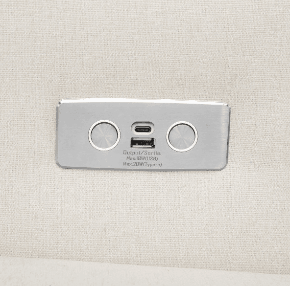 Closeup of USB port module