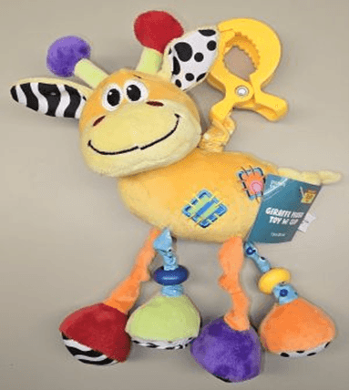 Recalled Giraffe Plush Toy w/Clip