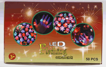 Front view of packaging box