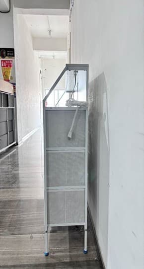 Recalled KKL Fabric 9-Drawer Dresser in white (front)