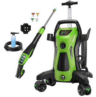 Recalled Fengrong Tool electric pressure washer – components (green)