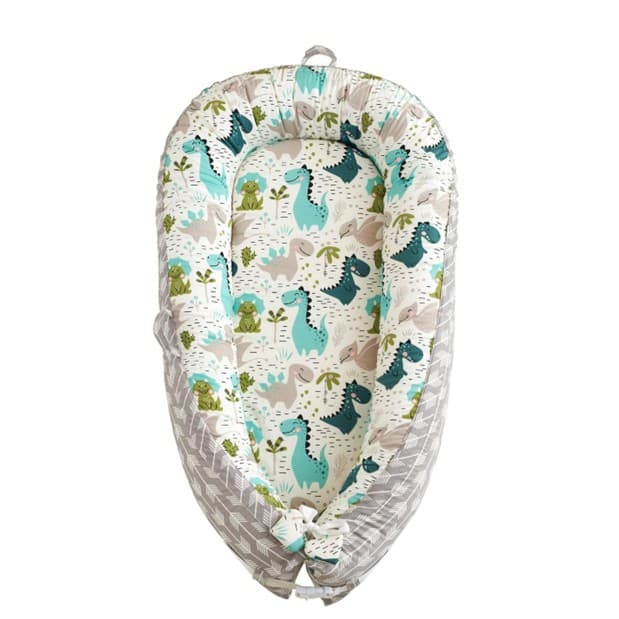 Recalled Belivium Baby Lounger - Blue Dinosaur