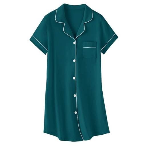 Recalled Umeyda Shortsleeve Nightgown – Dark Green