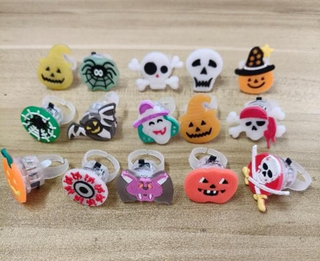 Recalled Gavoyeat Halloween Light-Up Rings Party Favors