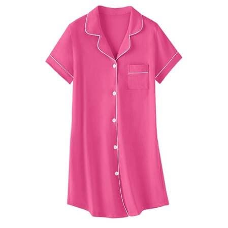 Recalled Umeyda Shortsleeve Nightgown – Hot Pink