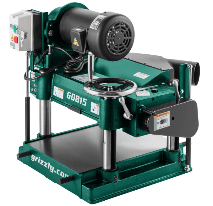 Recalled Grizzly Industrial 15” 3HP Heavy-Duty Planer