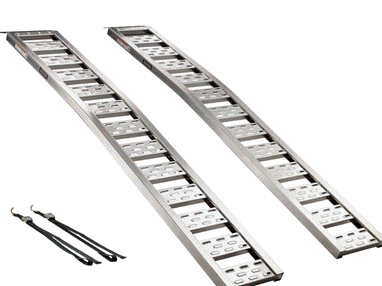 Recalled Traveller 1,500 lb. 12" x 84" Aluminum Sheet Arched Ramp
