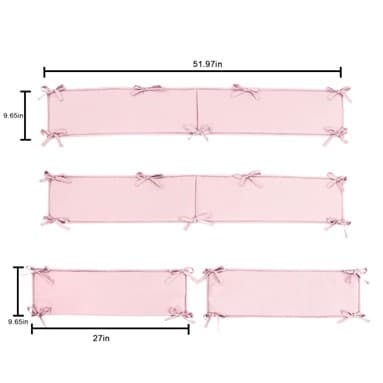 Recalled AUGNORYE Padded Cushioned Crib Bumpers