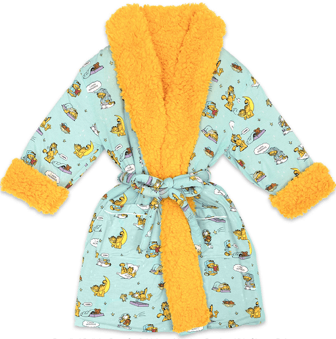 Recalled Bellabu Bear Children's Robe - Garfield: Lazy Mondays