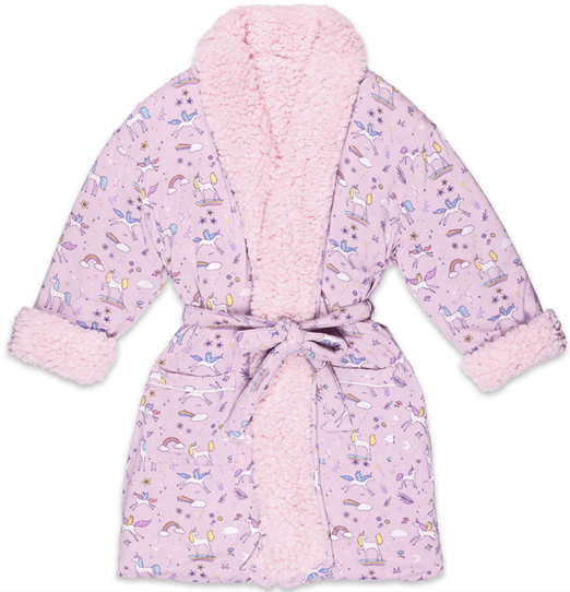 Recalled Bellabu Bear Children's Robe - Enchanted Unicorn