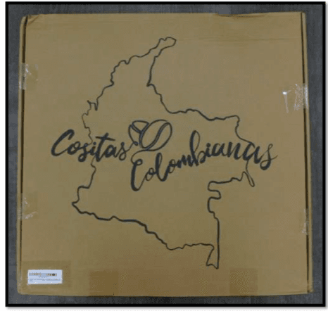"Cositas Colombianas" is printed on the front of the recalled Board Game box