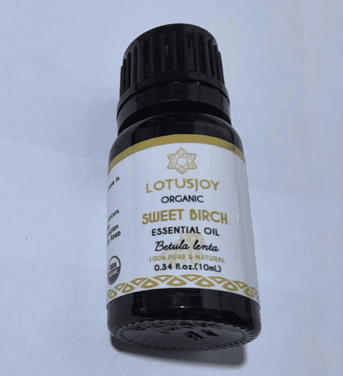 Recalled LOTUSJOY Sweet Birch Essential Oil Bottle - Front