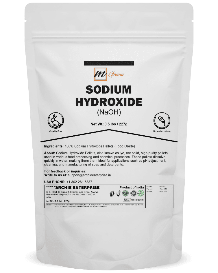 Recalled mGanna Sodium Hydroxide Pellets