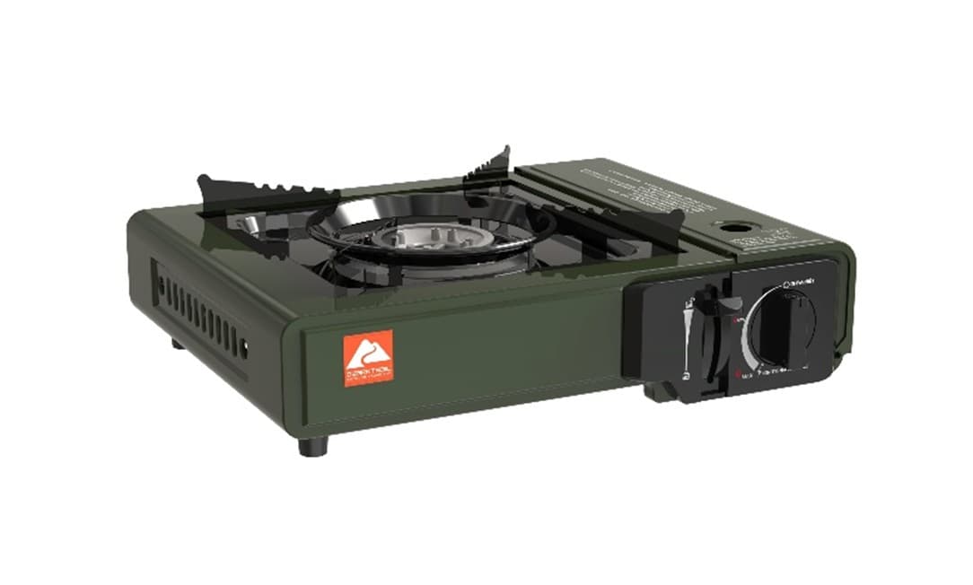 Recalled Ozark Trail Tabletop 1-Burner Butane Camping Stove, model BG2247A1