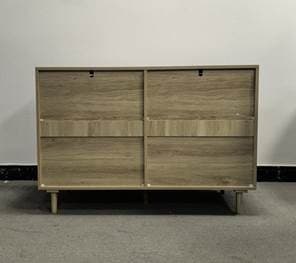 Recalled Rattan 6-Drawer Dresser - Back