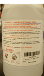 "X004IQ9ZCH" is printed below the barcode on the back of the recalled Wilteexs bioethanol fuel bottles