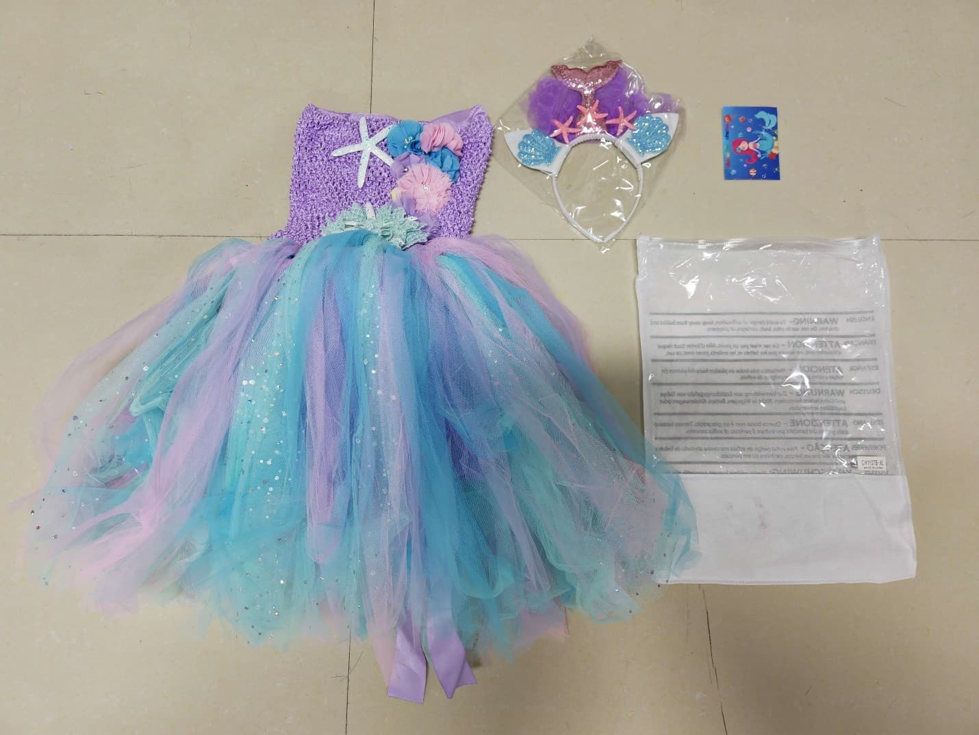 Recalled SKCAIHT Children's Mermaid Costume