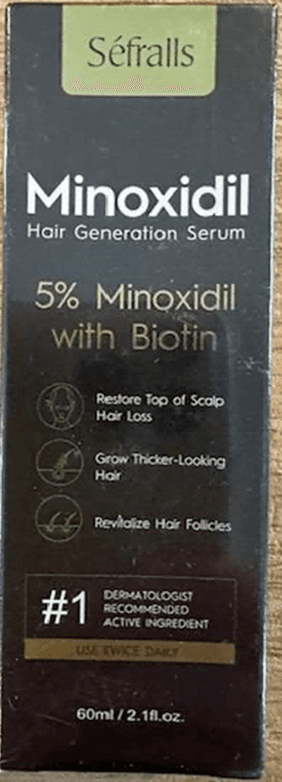 Recalled Séfralls Minoxidil Hair Generation Serum