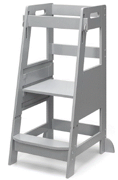 Recalled TOETOL HOME Children's Tower Stool – gray finish