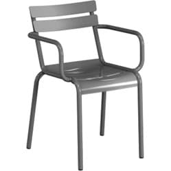 Recalled arm chair - gray
