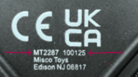 Recalled Misco Sports Light-Up Racket Set