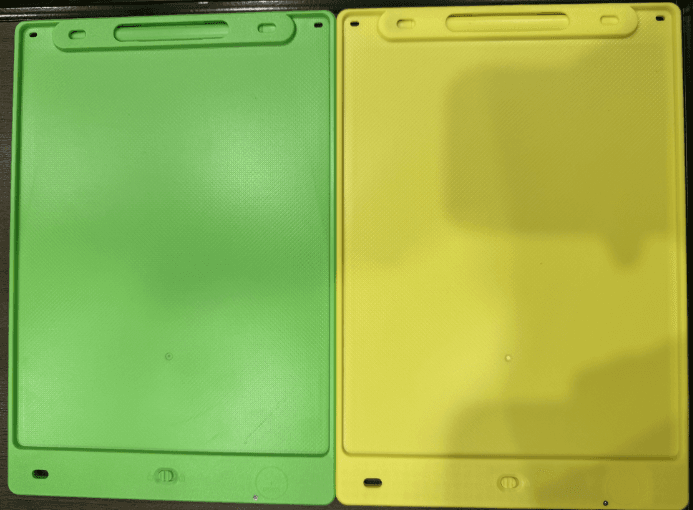 Recalled KTEBO Writing Tablet Toys in Green/Yellow (back)