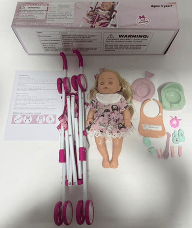 Recalled Baby Doll Playset