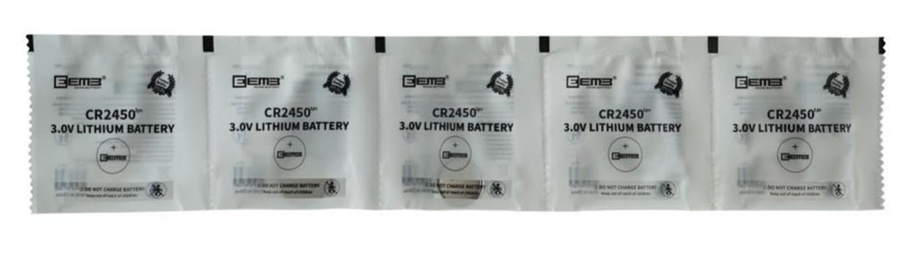 Recalled CR2450 Lithium Battery - Front