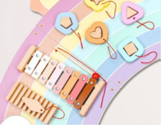 Close-up of Drumstick Attached to Xylophone Component