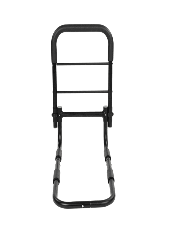 Health Bed Rail Model LVA3031BLK (back view)