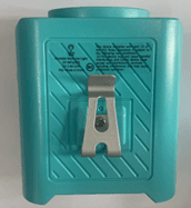 Recalled Rechargeable Portable Waist Fan (aqua)